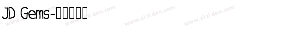 JD Gems字体转换